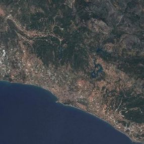 Orman yangınlarının uydudan görüntüleri
