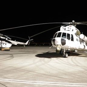 Ukrayna'dan gelen 5 helikopter, yangına gece müdahalesi için hazırlanıyor