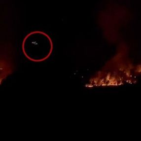 Isparta'daki yangına gece görüşlü helikopterle müdahale