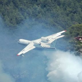 Azerbaycan yangın söndürme uçağından, Dalaman yangınına müdahale