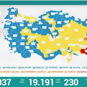 24 Ağustos Türkiye'de koronavirüs tablosu