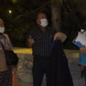 Kırıkkale'de otobüste yakalanan riskli gruptaki yaşlı çift, polise yalvardı