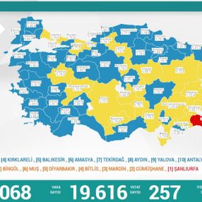 26 Ağustos Türkiye'de koronavirüs tablosu
