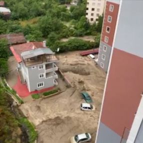 Bozkurt ilçesindeki selde yeni görüntüler yayınlandı