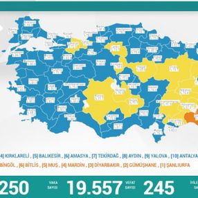 30 Ağustos Türkiye'de koronavirüs tablosu