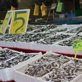 Rize’de kilosu 5 TL'ye düşen istavrit, kasalarla satılıyor