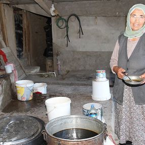 Ankara'da 74 yaşındaki eşini kaybettikten sonra bahçe işleriyle kendisi uğraşıyor