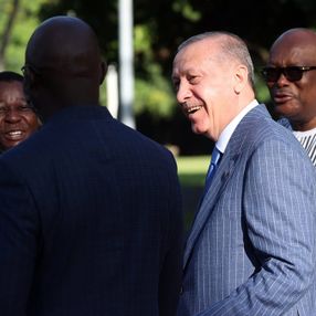 Cumhurbaşkanı Erdoğan, üç Afrika lideriyle bir araya geldi