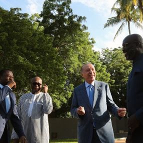 Cumhurbaşkanı Erdoğan'dan Afrika liderleriyle gülüştükleri fotoğrafın hikayesi