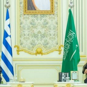 Kiryakos Miçotakis, Muhammed bin Selman ile görüştü