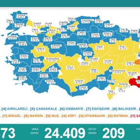 29 Ekim Türkiye'nin koronavirüs tablosu
