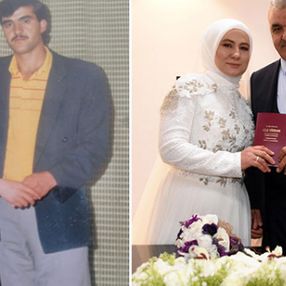 Kayseri’de 35 yıllık aşk mutlu sonla bitti