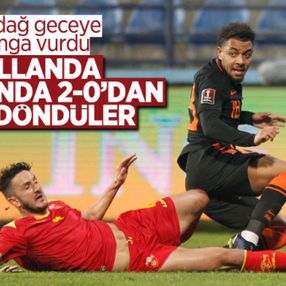 Karadağ'dan Hollanda karşısında harika geri dönüş