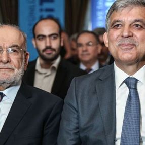 Davutoğlu ve Karamollaoğlu'ndan Abdullah Gül'e peş peşe ziyaret