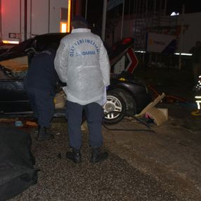 Edirne'de kazada ölen 2 kişi, çalıştıkları hastanenin morguna kaldırıldı