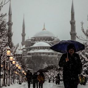 İstanbul'a İzlanda kışı geliyor