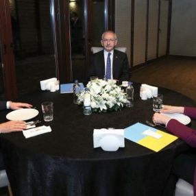 Kılıçdaroğlu, Akşener ve Davutoğlu bir araya geldi