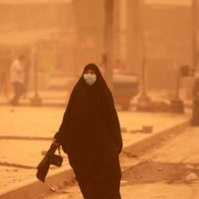 Irak'ta kum fırtınası