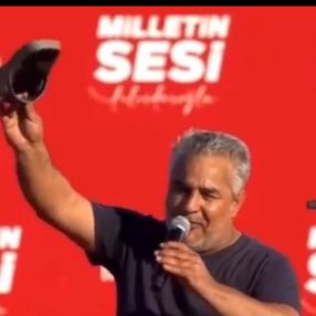 CHP mitinginde konuşan kağıt toplayıcısı, çilingir sofrasında görüldü