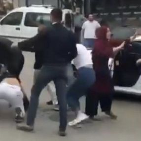 Ankara'da yol verme kavgası