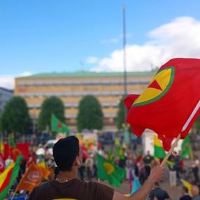 İsveç'te terör örgütü PKK/YPG yandaşlarından Türkiye karşıtı eylem