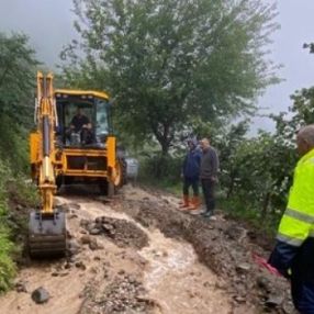 Ordu'ya bir günde 260 kilogram yağmur düştü