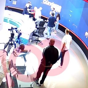 Cemal Enginyurt ve korumasının Latif Şimşek'e saldırı anı