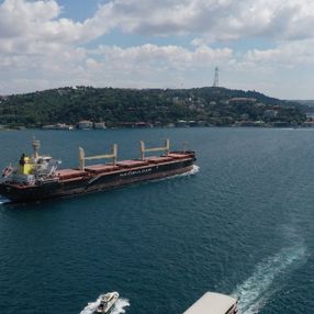 Ukrayna'dan gelen tahıl yüklü 2 gemi, İstanbul Boğazı'ndan geçti