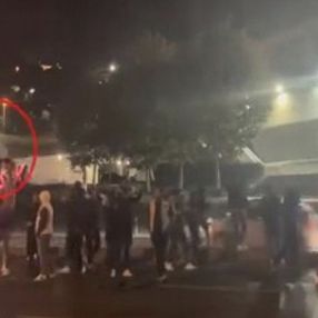 Beşiktaş Stadı önüne gelen satırlı gruptan 9 kişi yakalandı