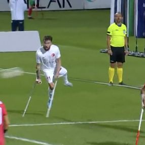 Ampute Futbol Milli Takımı'nda Kemal'den Fas'a şık gol
