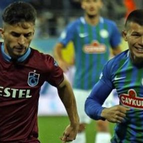 Trabzonspor Rizespor karşısında 3 puanı aldı