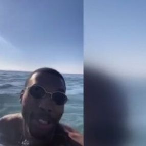 Daniel Sturridge'in deniz keyfi