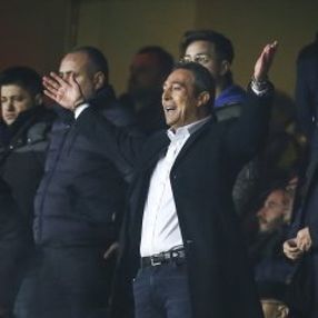 Ali Koç tribünde heyecan dolu anlar yaşadı