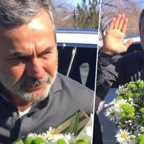 Aykut Kocaman futbolcularla vedalaştı
