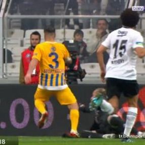 Beşiktaş-Ankaragücü maçında penaltı tartışması