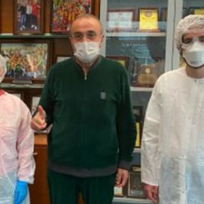 Abdurrahim Albayrak'tan, korona sonrası ilk fotoğraf