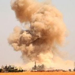 Rus savaş uçaklarının kullandığı askeri havaalanı vuruldu