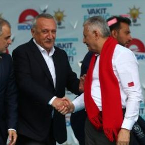 Mehmet Ağar AK Parti mitinginde