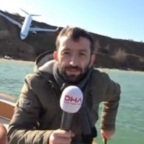 Pegasus'un pistten çıkan uçağı denize doğru kaydı