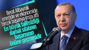 Cumhurbaşkanı Erdoğan, Berat Albayrak'tan övgülerle bahsetti
