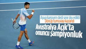 Avustralya Açık'ta şampiyon Novak Djokovic