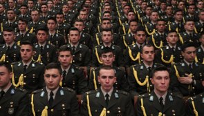 Atatürk'ün Kara Harp Okulu'na girişinin 124. yıl dönümü töreni