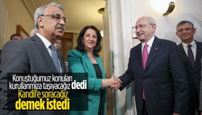 Kılıçdaroğlu ile görüşen HDP'li Mithat Sancar: Görüşmeyi kurullarımıza taşıyacağız...