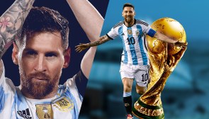 Messi yazarak Messi'yi çizmek! FIFA'dan Lionel Messi paylaşımı