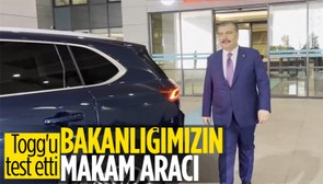 Bakan Koca, yerli otomobil Togg ile sürüş gerçekleştirdi