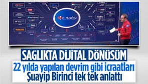 Türkiye'nin sağlık alanında geldiği son noktayı Şuayip Birinci anlattı