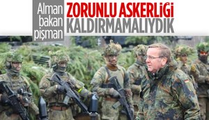 Almanya Savunma Bakanı Pistorius: Zorunlu askerliği askıya almak hataydı