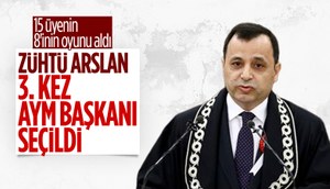 AYM'de yeniden Zühtü Arslan başkan seçildi