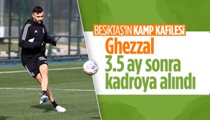 Beşiktaş'ın Sivasspor maç kadrosunda Rachid Ghezzal yer aldı