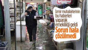 İzmir'de Tarihi Kemeraltı Çarşısı'nı bir kez daha su bastı
